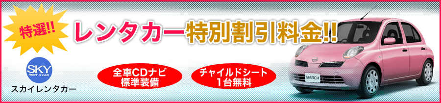 北海道レンタカー特別割引料金